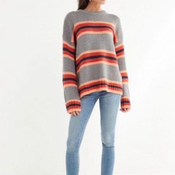 Urban Outfitters Multicolor Striped Bobby Boyfriend Sweater  Size Small - Picture 1 of 9